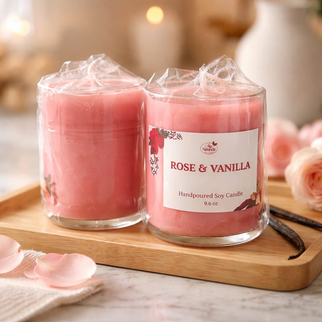 ROSE & VANILLA CANDLE